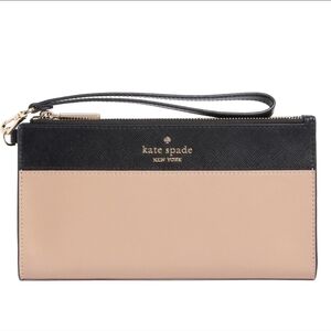 Kate Spade Black and Tan Wallet